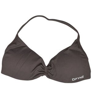 DFYNE Women's Gray Sports Bra